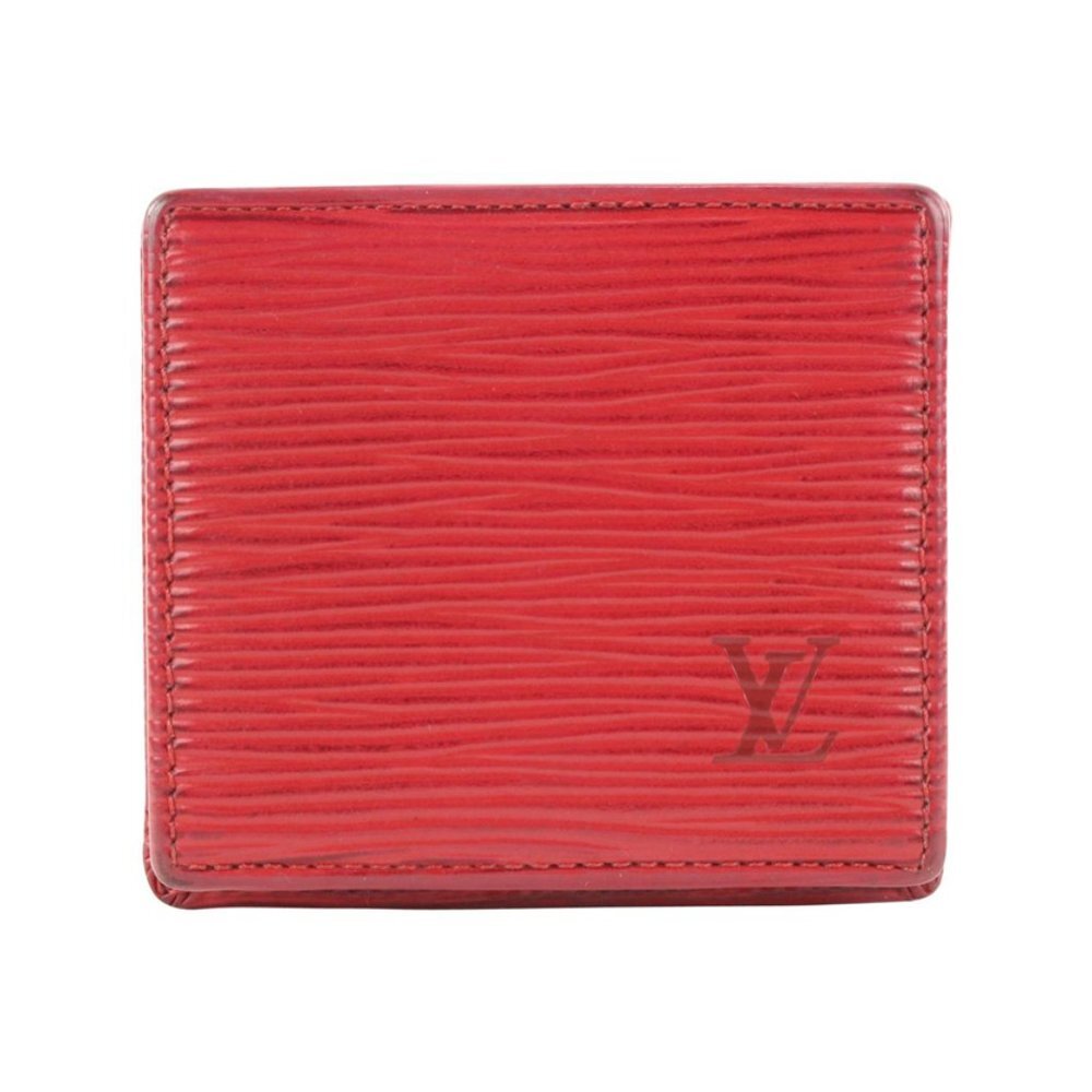 Louis Vuitton Red Epi Leather Collapsible Boite